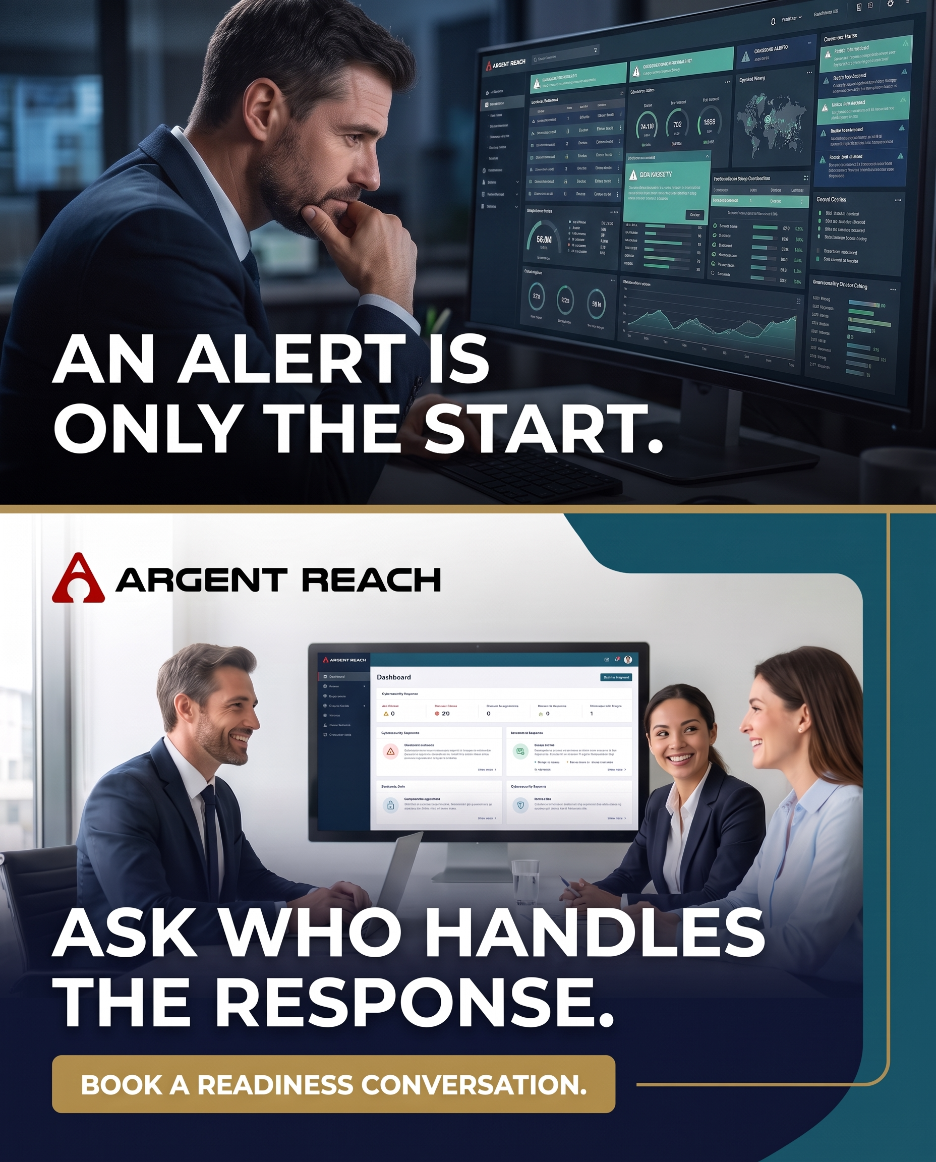 Argent Reach creative: An alert is only the start