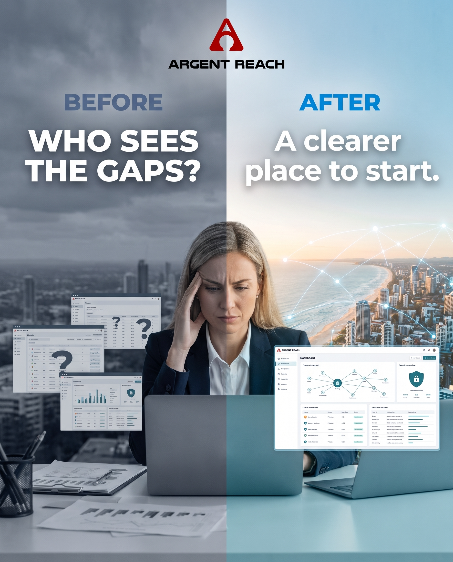 Argent Reach creative: Who sees the gaps