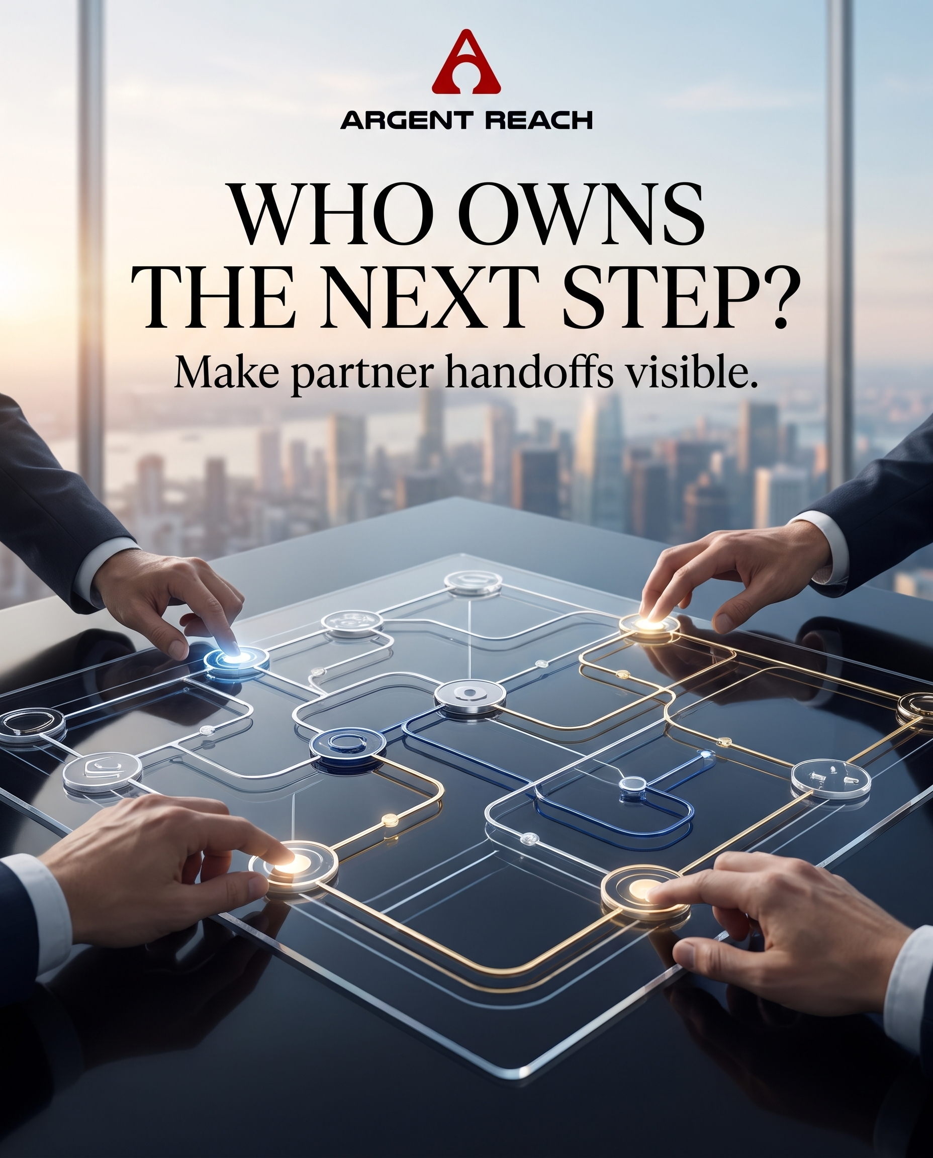 Argent Reach creative: Who owns the next step